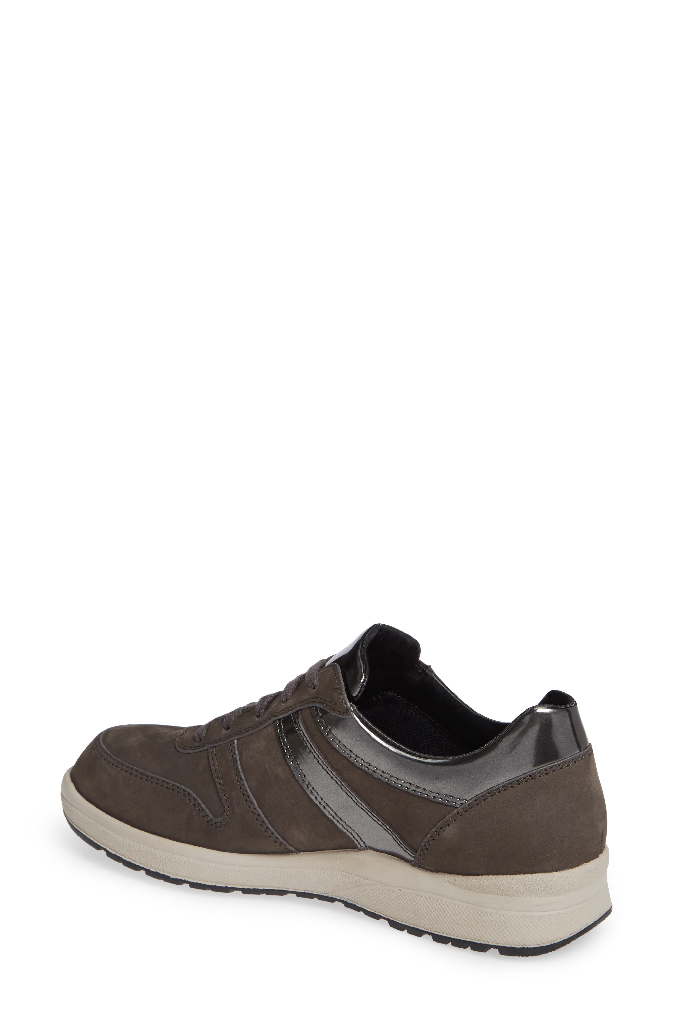 Rebeca Sneaker, Alternate, color, GREY NUBUCK LEATHER