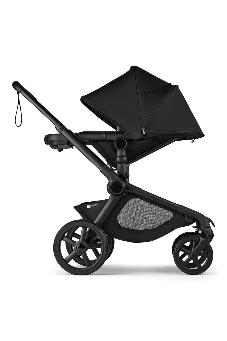 Kangaroo Single-to-Double Stroller with Bassinet, Alternate, color, BLACK