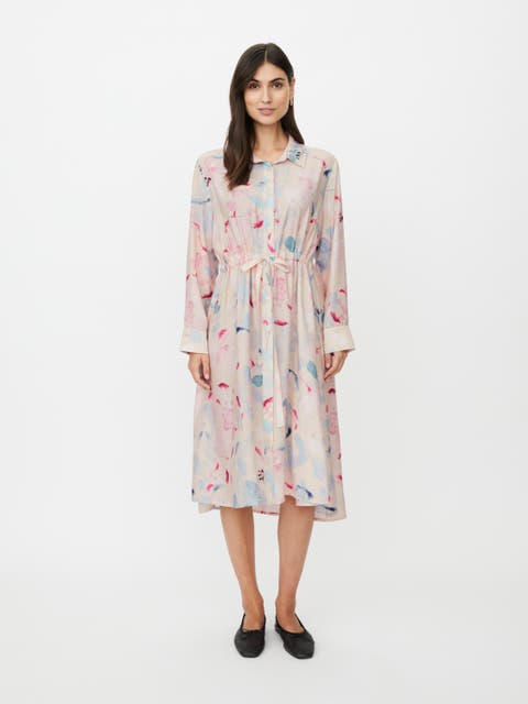MaNova Floral Print Midi Dress