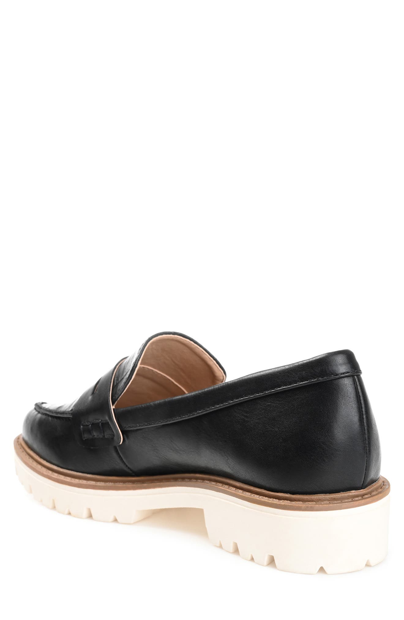 Journee Collection Kenly Comfort Foam Penny Loafer, Alternate, color, Black