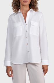matty m. Raye Long Sleeve Utility Shirt