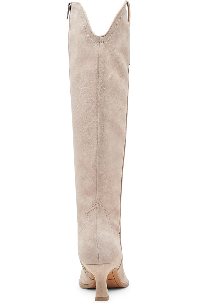 Dolce Vita Ariana Knee High Western Boot, Alternate, color, Taupe Suede