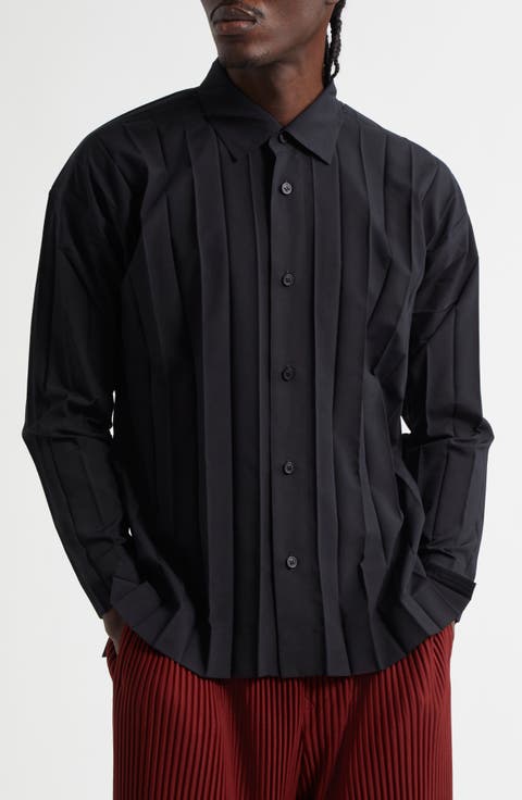 Men's Homme Plissé Issey Miyake Button Up Shirts | Nordstrom Men's Homme Plissé Issey Miyake Button Up Shirts | Nordstrom
