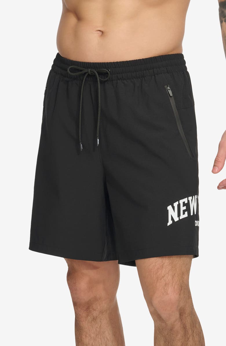 DKNY NY Core Volley Swim Trunks, Main, color,