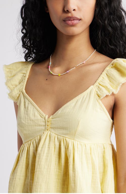 BP. BP. COTTON GAUZE BABYDOLL TOP 