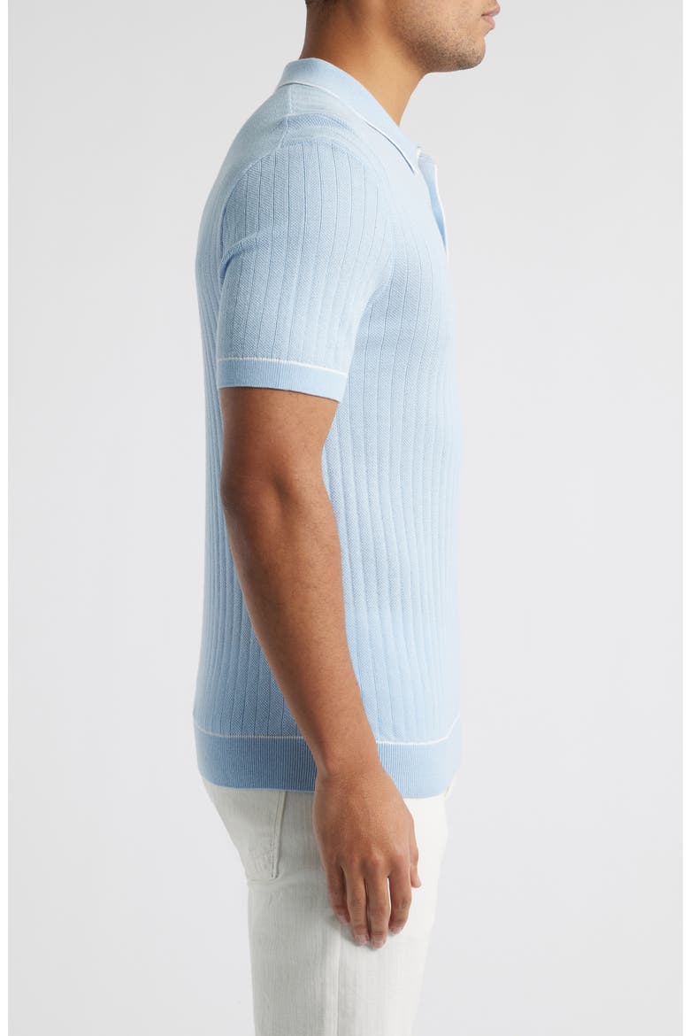 Hardy Piped Polo, Alternate, color, LIGHT BLUE