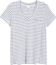 Caslon® Cotton & Modal V-Neck T-Shirt