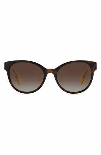 Nathalie 55mm Polarized Round Sunglasses