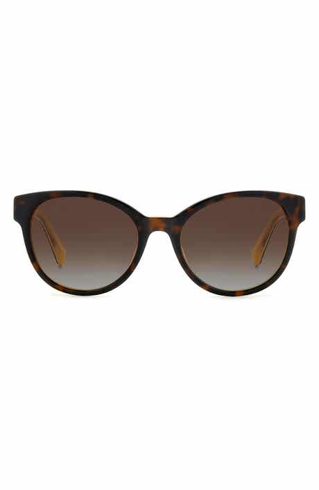 Nathalie 55mm Polarized Round Sunglasses