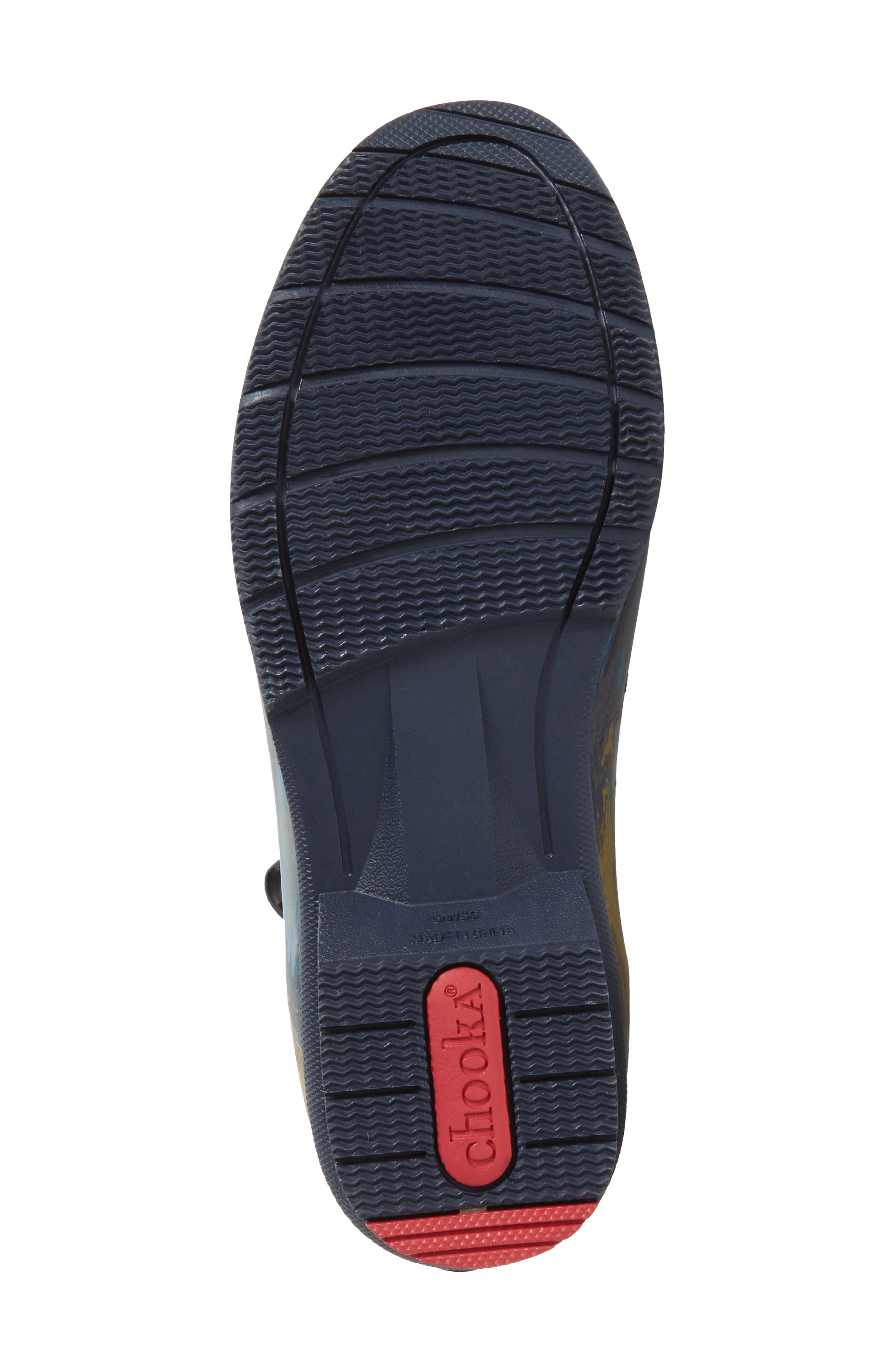 Chooka Nina Floral Mid Calf Rain Boot, Alternate, color, 