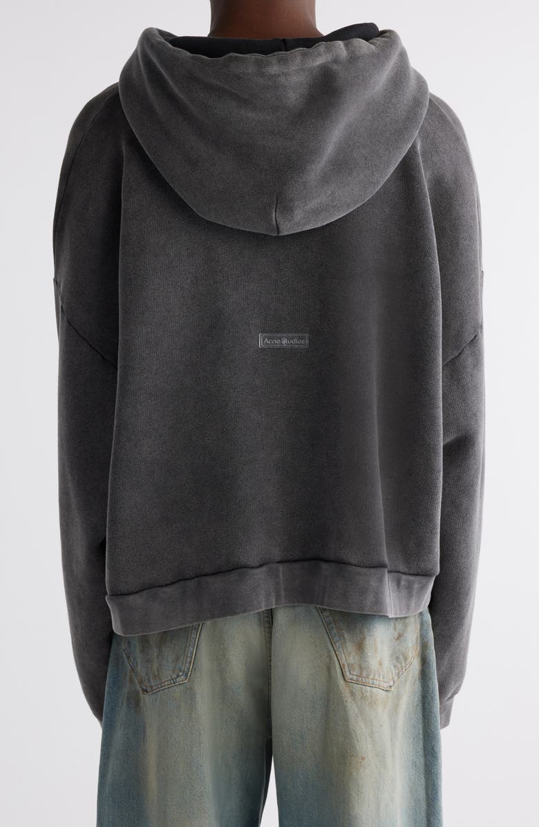 Acne Studios Gender Inclusive Relaxed Fit Hoodie, Alternate, color, Faded Black
