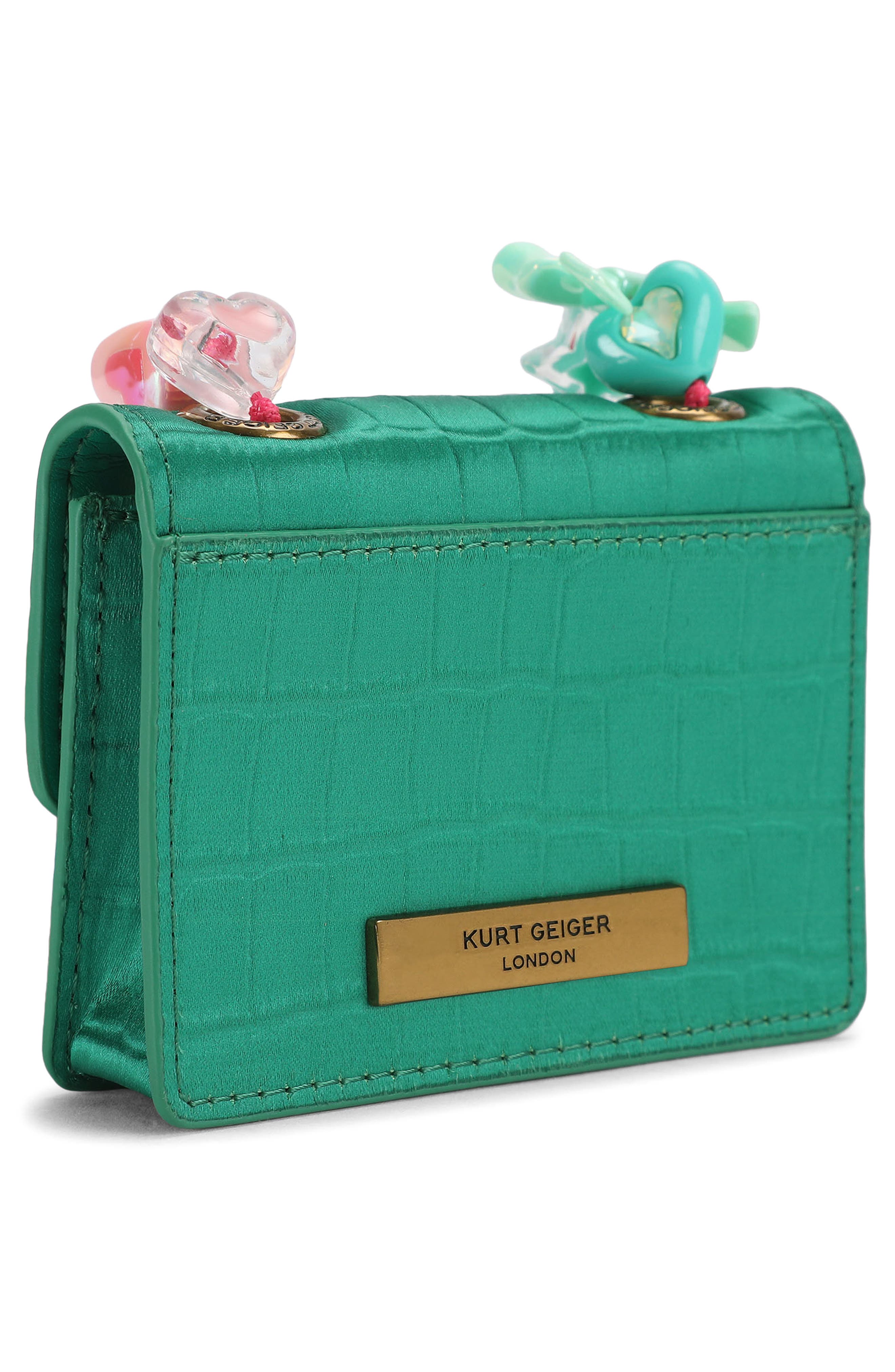 Micro Tutti Fruiti Croc Embossed Leather Crossbody Bag, Alternate, color, GREEN MULTI
