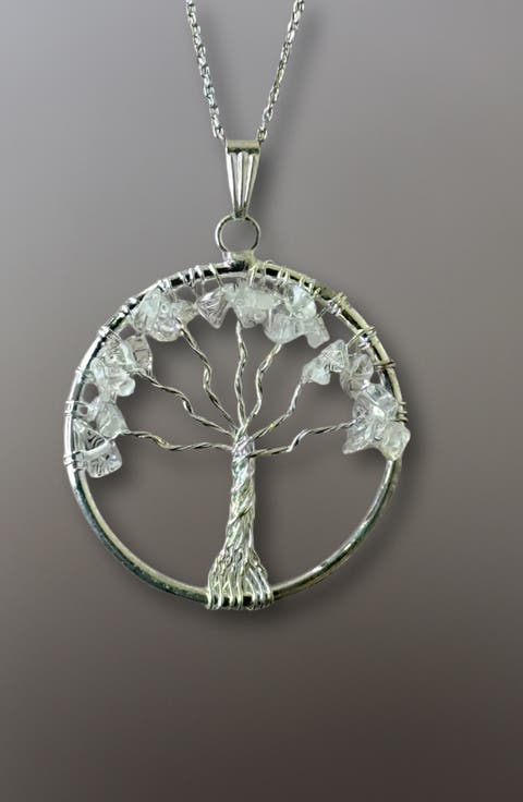 Tree of Life Gemstone Necklace