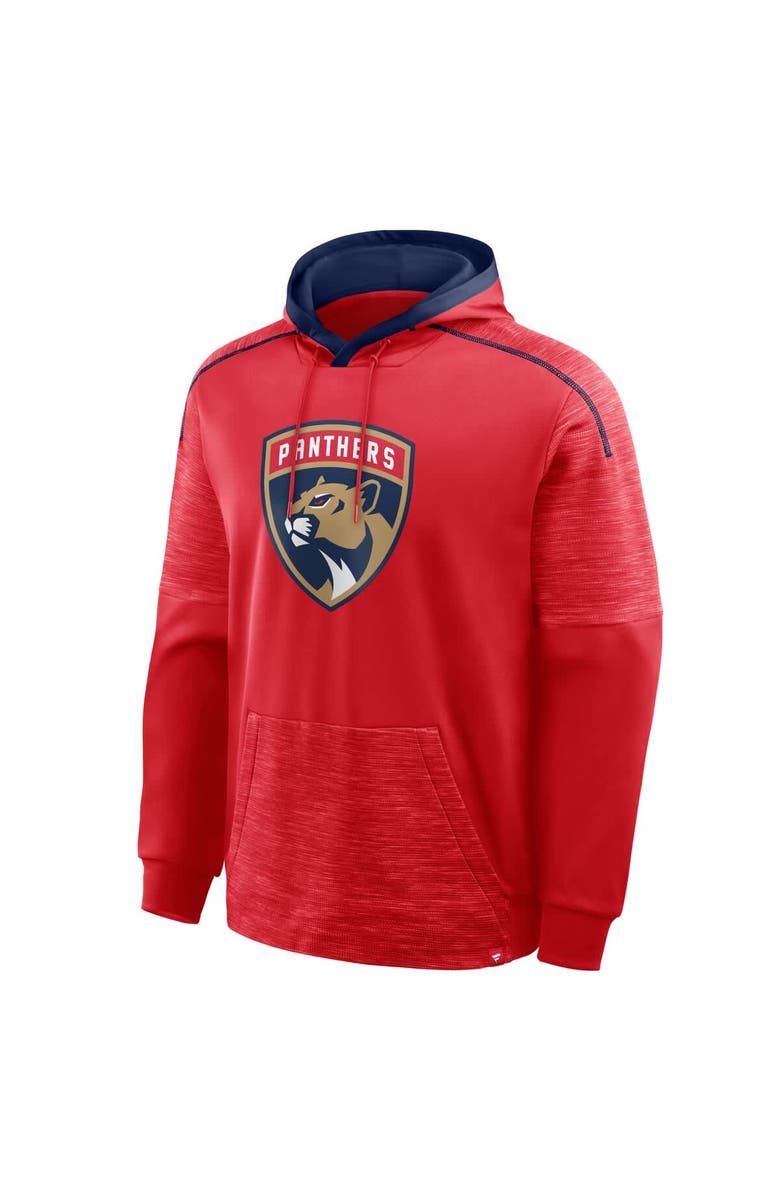 FANATICS Men's Fanatics Red Florida Panthers Goaltender Defender Pullover Hoodie, Alternate, color, Red
