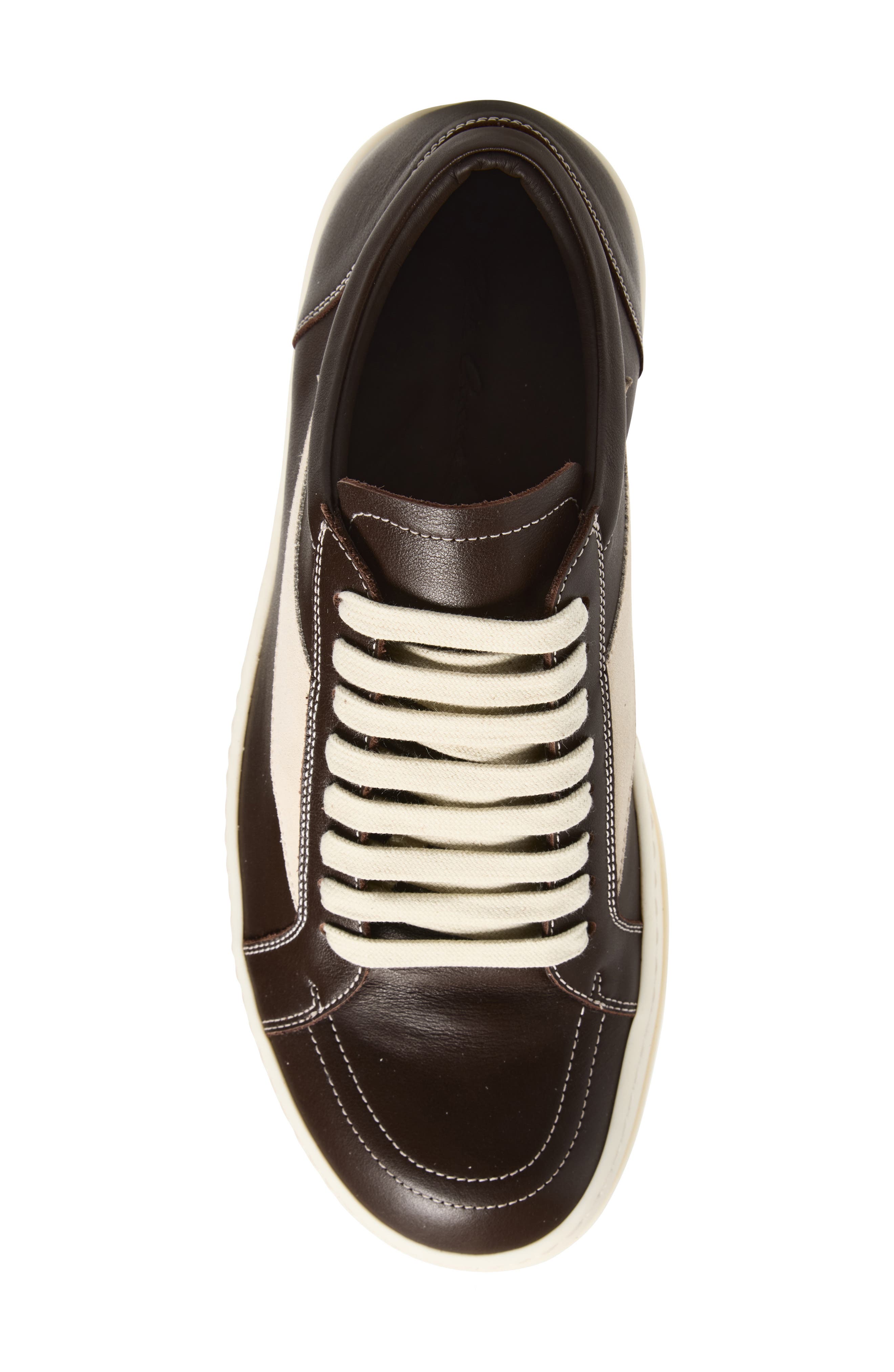 Rick Owens Vintage Sneaks Sneaker, Alternate, color, Macassar/ Milk/ Milk