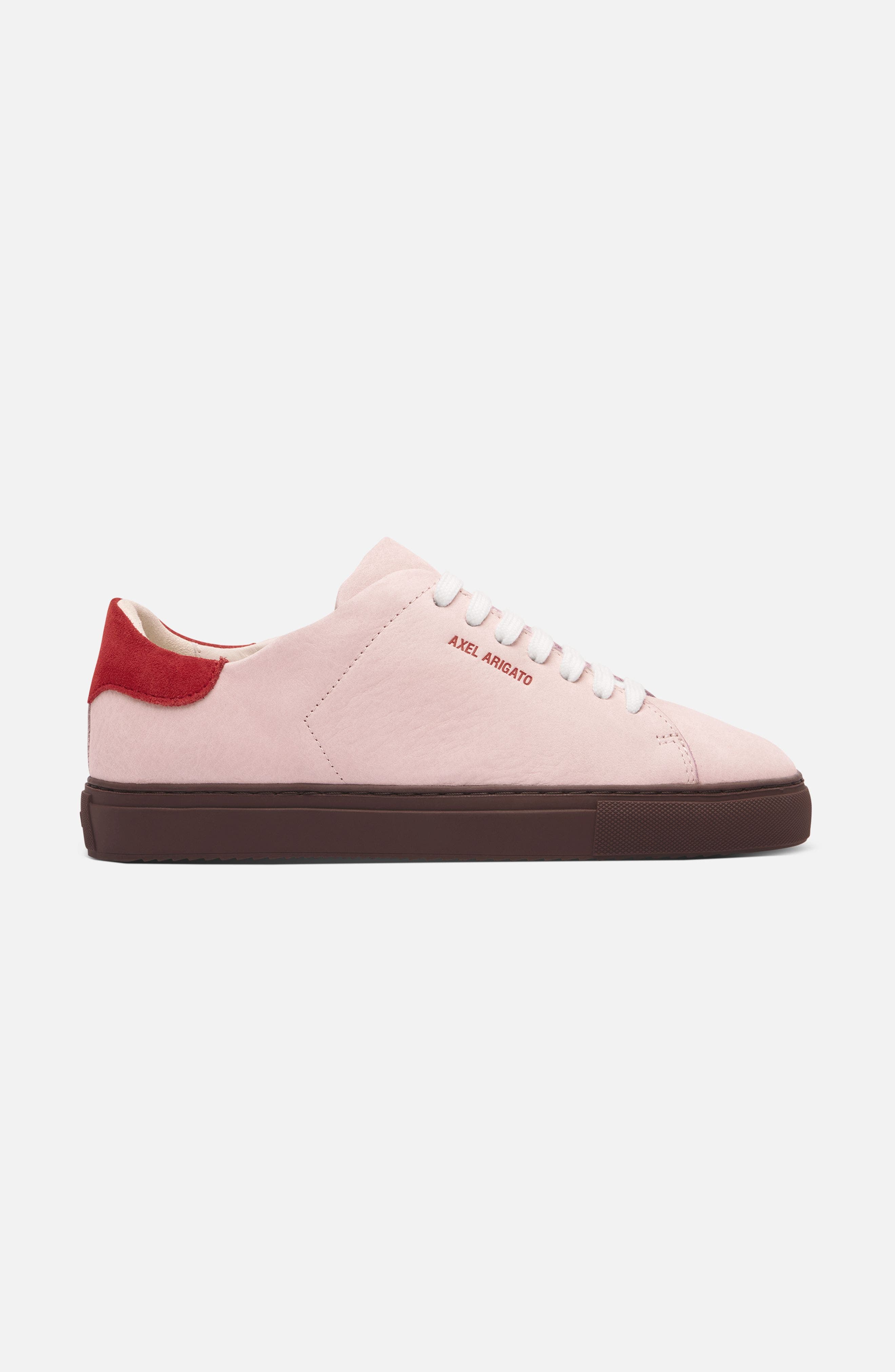 Clean 90 Nubuck Sneaker - Women's, Alternate, color, Light Pink/Red