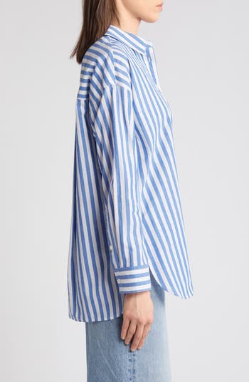 Signature Oversize Button-Up Shirt