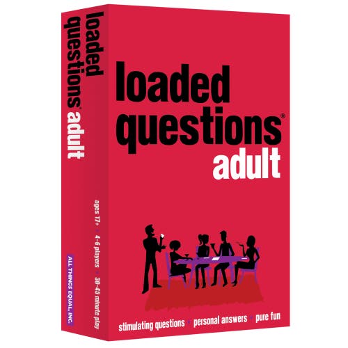Adult Loaded Questions A Rousing Adult Party Game From All Things Equal in Multicolored  product