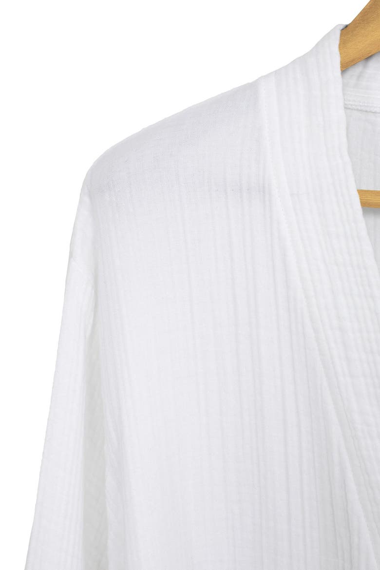 Smyrna Hotel/Spa Luxury Robe, Alternate, color, WHITE