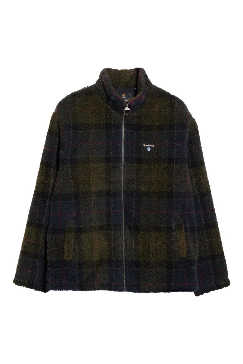 Tartan Faux Shearling Jacket, Main, color, SHADOW CLASSIC TARTAN