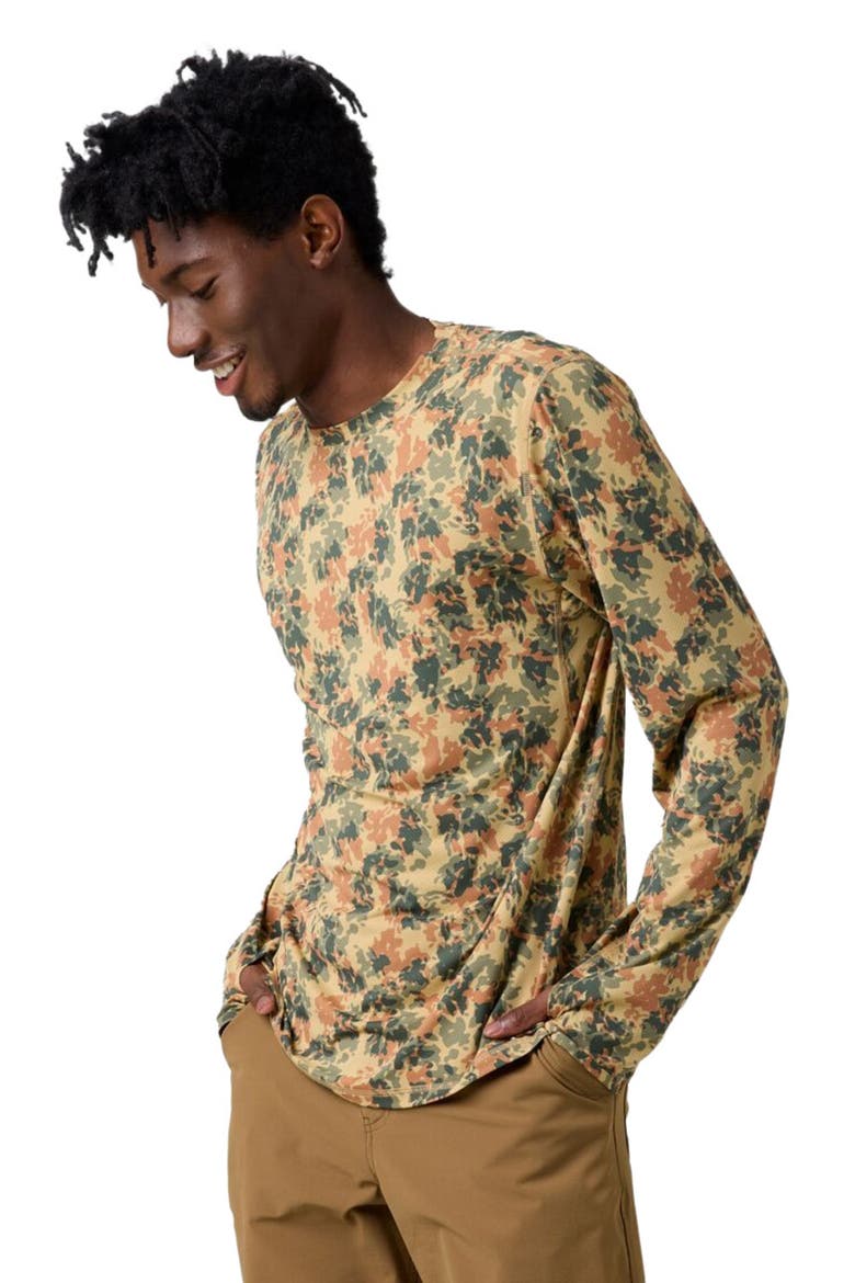 Tahoe Sun Long-Sleeve Crew Shirt - Men's, Main, color, Camo Print