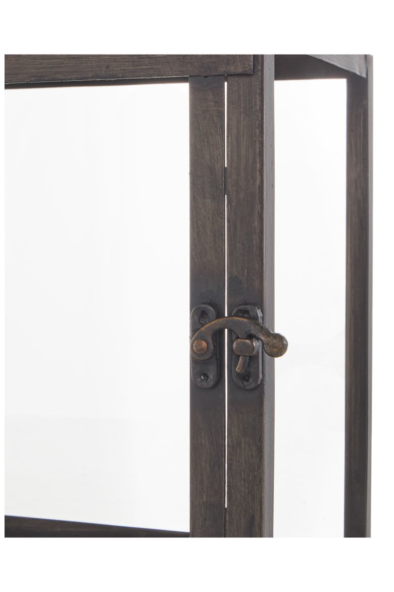Set of 2 Lantern Candleholders, Alternate, color, DARK GRAY