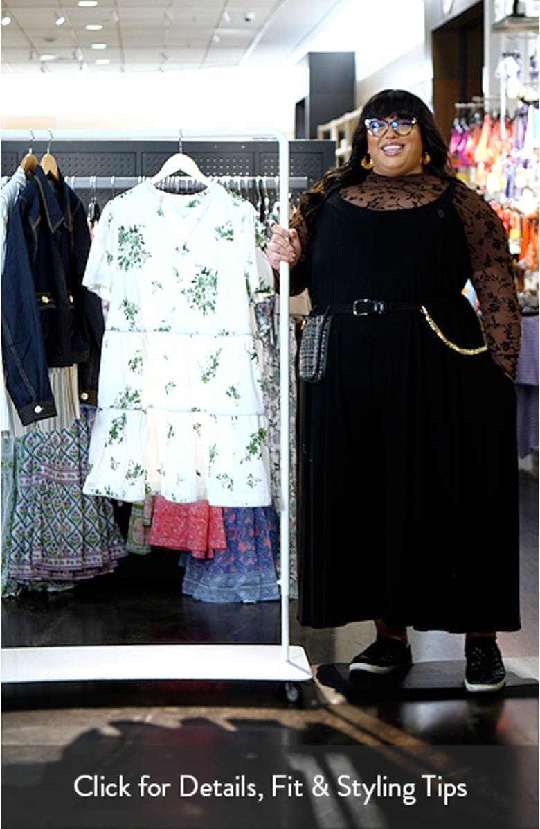 Ria Floral Candace Cotton Tiered Dress, sales video thumbnail