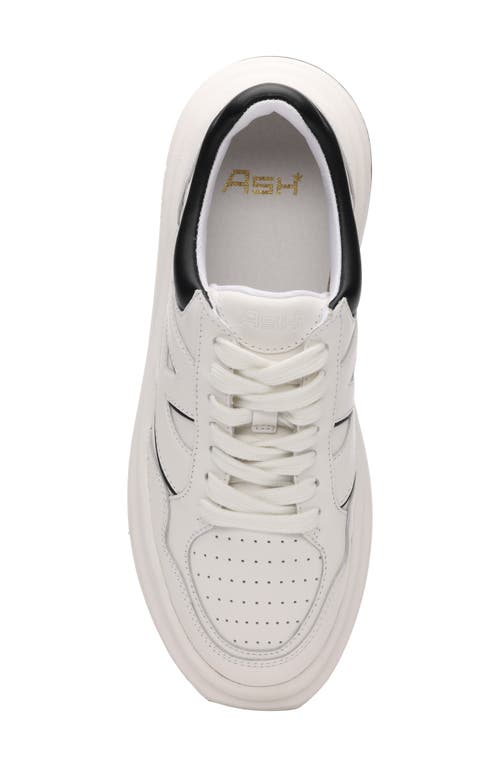 Ash Icone Platform Sneaker In White/black
