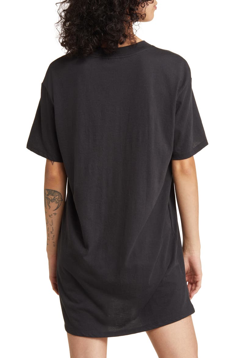 Retro Graphic Short Sleeve Sleep Shirt, Alternate, color, BLACK GRAPHIC NOSTALGIA