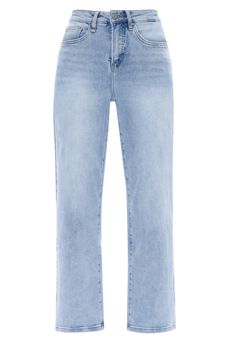 High Waist Wide Leg Jeans, Alternate, color, BLUESKY