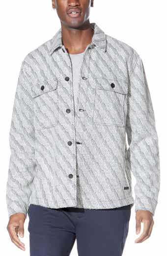 Civil Society Stripe Textured Overshirt