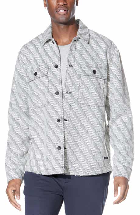 Civil Society Stripe Textured Overshirt
