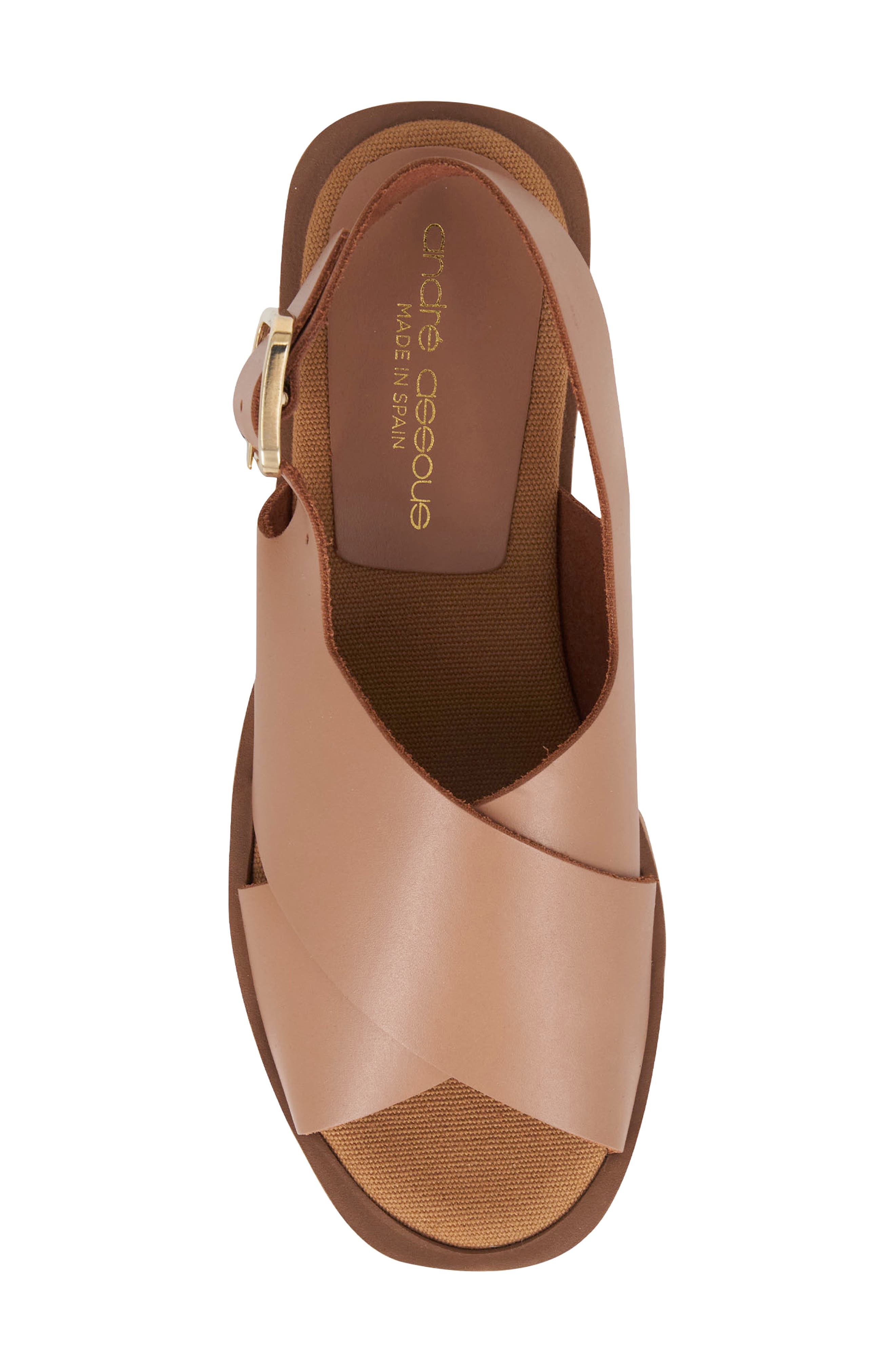 André Assous Pepper Slingback Sandal, Alternate, color, Camel
