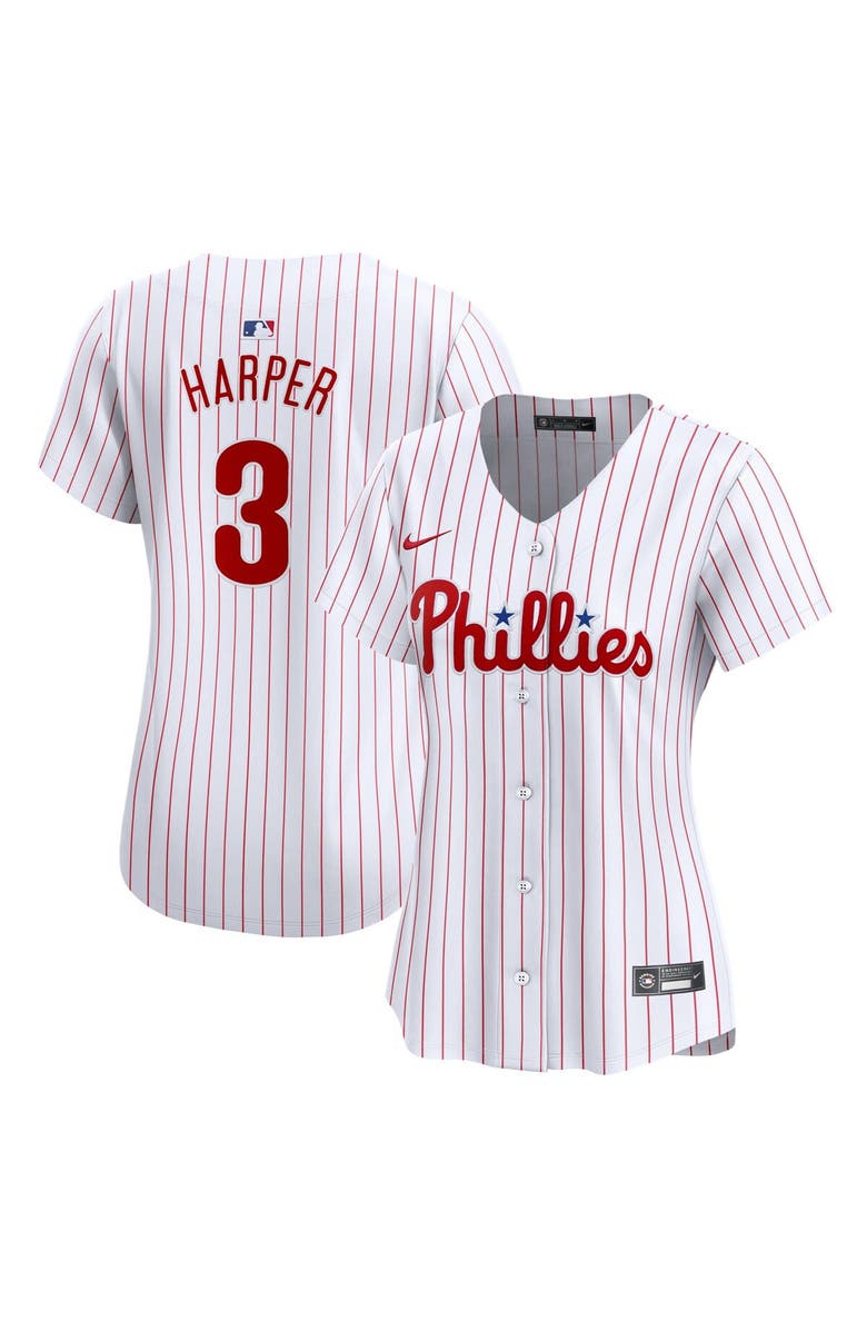 Nike Women's Nike Bryce Harper White Philadelphia Phillies Home Limited Player Jersey, Main, color, White