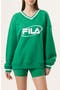x Hailey V-Neck Sweatshirt