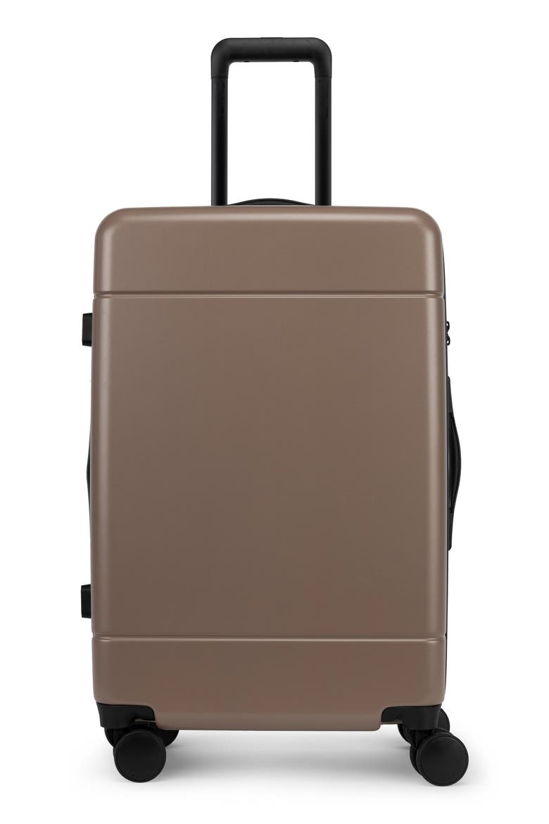 Medium Hue 26-Inch Rolling Suitcase, Main, color, CHOCOLATE