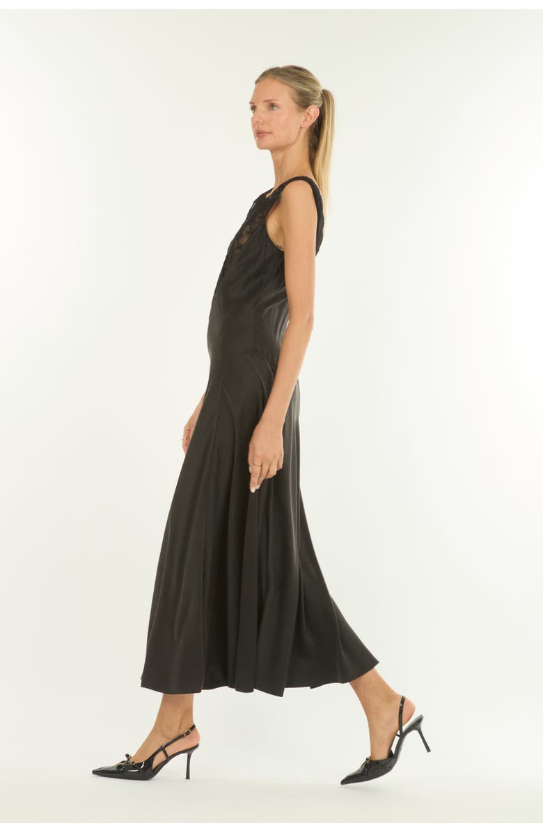 SECRET MISSION Paulette Dress, Alternate, color, Black