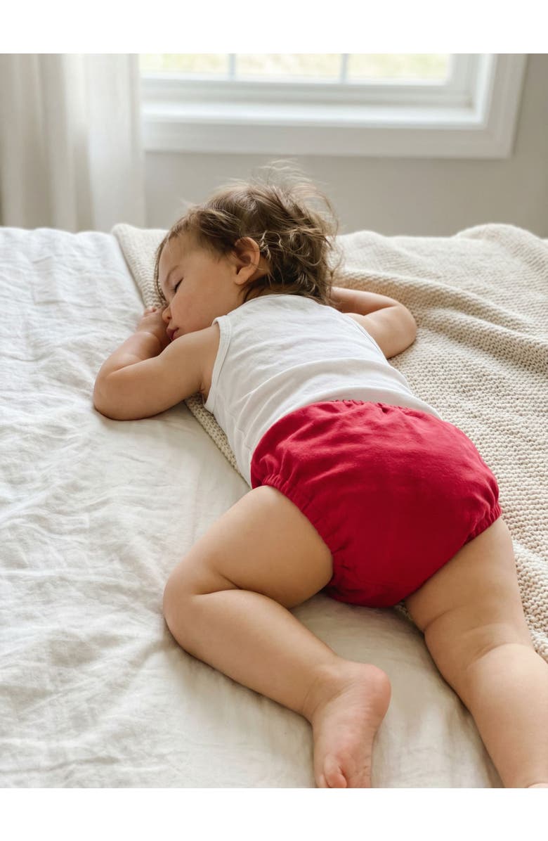 City Threads USA-Made Girls and Boys Soft Cotton Diaper Cover, Alternate, color, Black