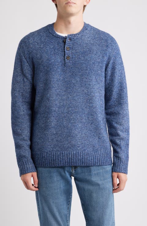 Tri-Blend Henley Sweater
