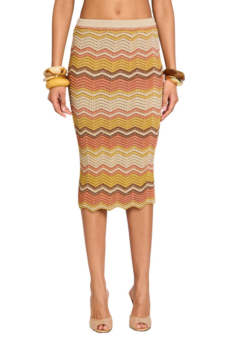 Retrofête Ivey Crochet Skirt, Alternate, color,