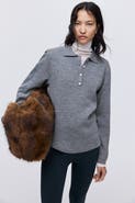 H&M Shoulder-pad Polo Jumper