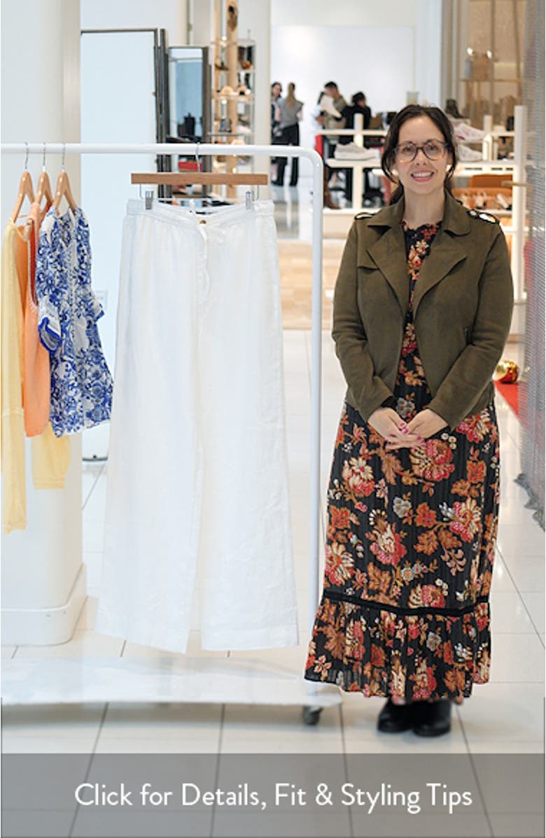 Linen Drawstring Pants, sales video thumbnail
