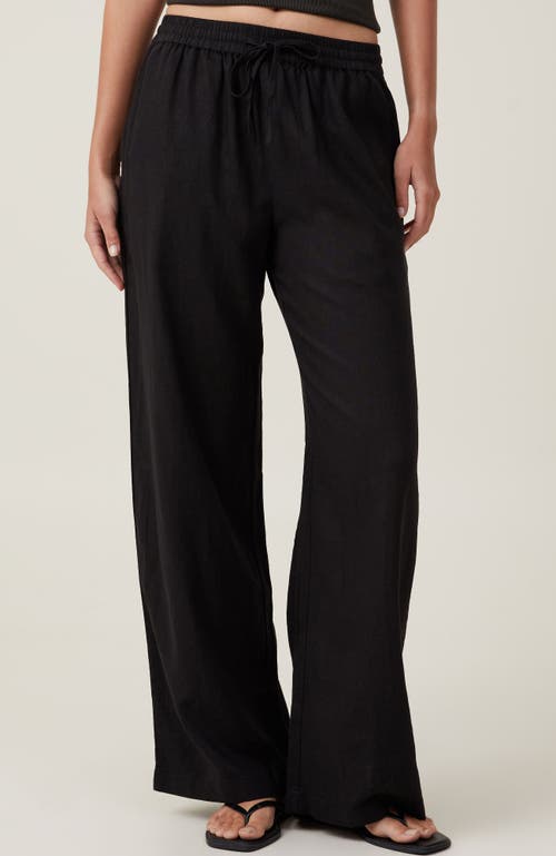Cotton On Haven Wide Leg Pant In Black