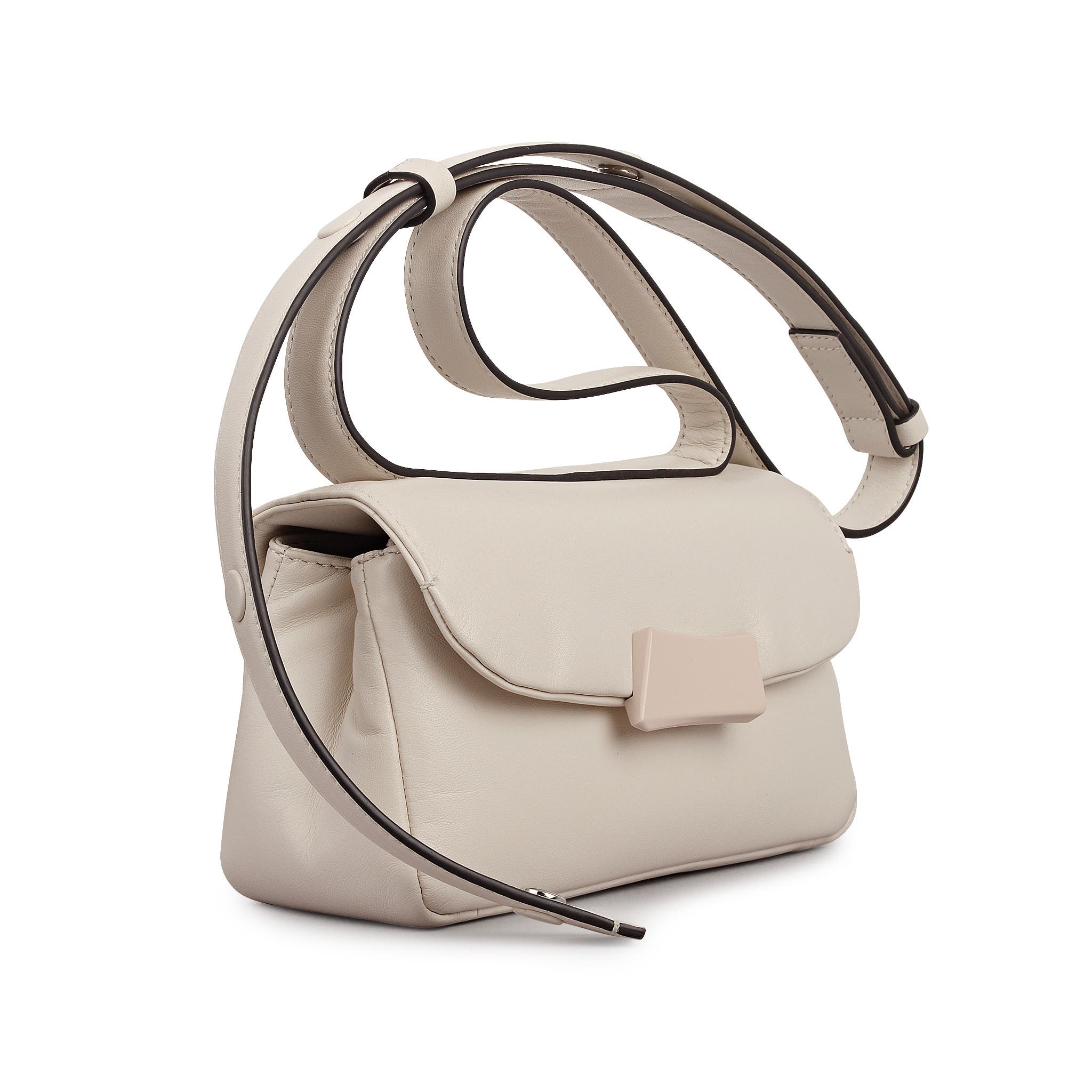 Radley The Belsize - Puffy Small Flapover Shoulder Bag, Alternate, color, Salt