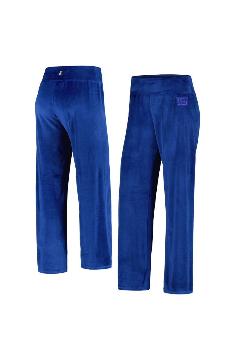 DKNY SPORT Women's DKNY Sport Royal New York Giants Demi Straight Leg Pants, Alternate, color,