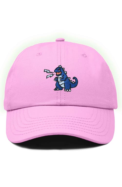 Dalix Big Lizard Cap In Light Pink