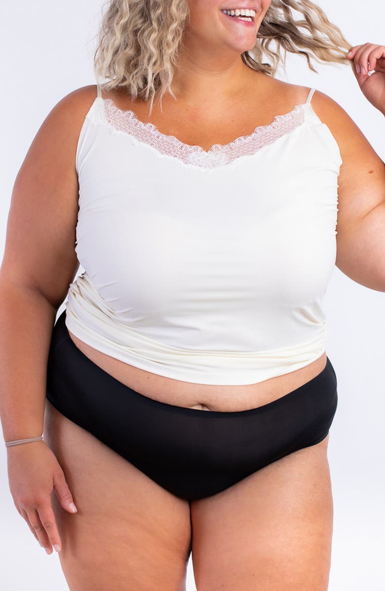 Uwila Warrior No Brainer 2-Pack Seamless Full Briefs, Alternate, color, Tap Shoe Black