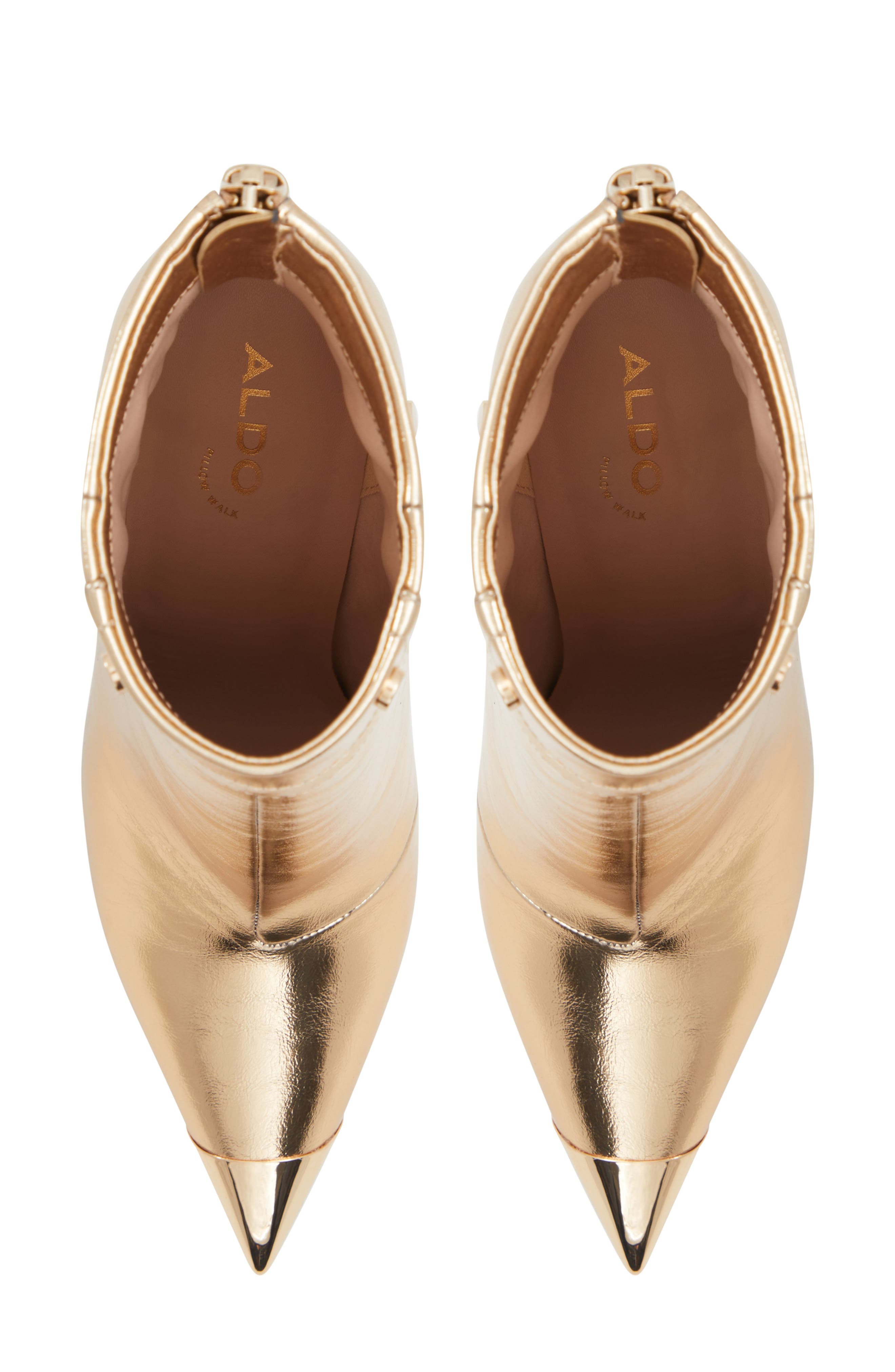 ALDO Nilita Pointed Cap Toe Bootie, Alternate, color, 