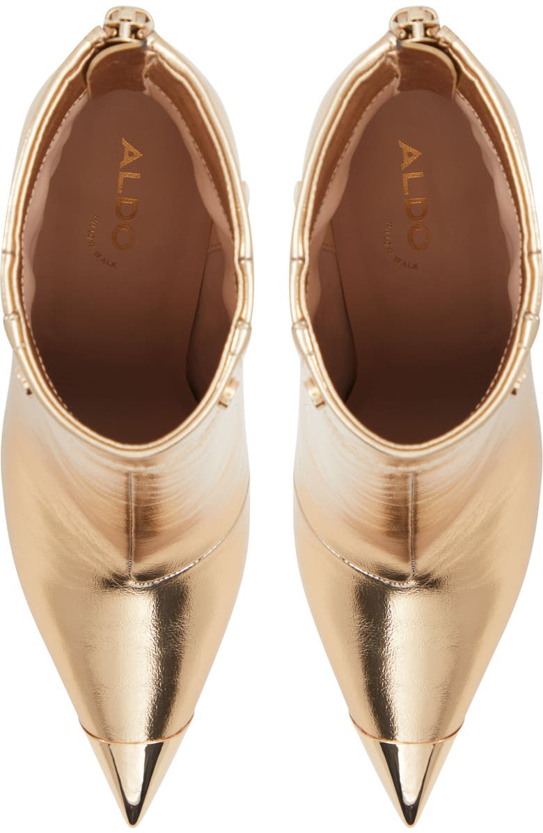 ALDO Nilita Pointed Cap Toe Bootie, Alternate, color,