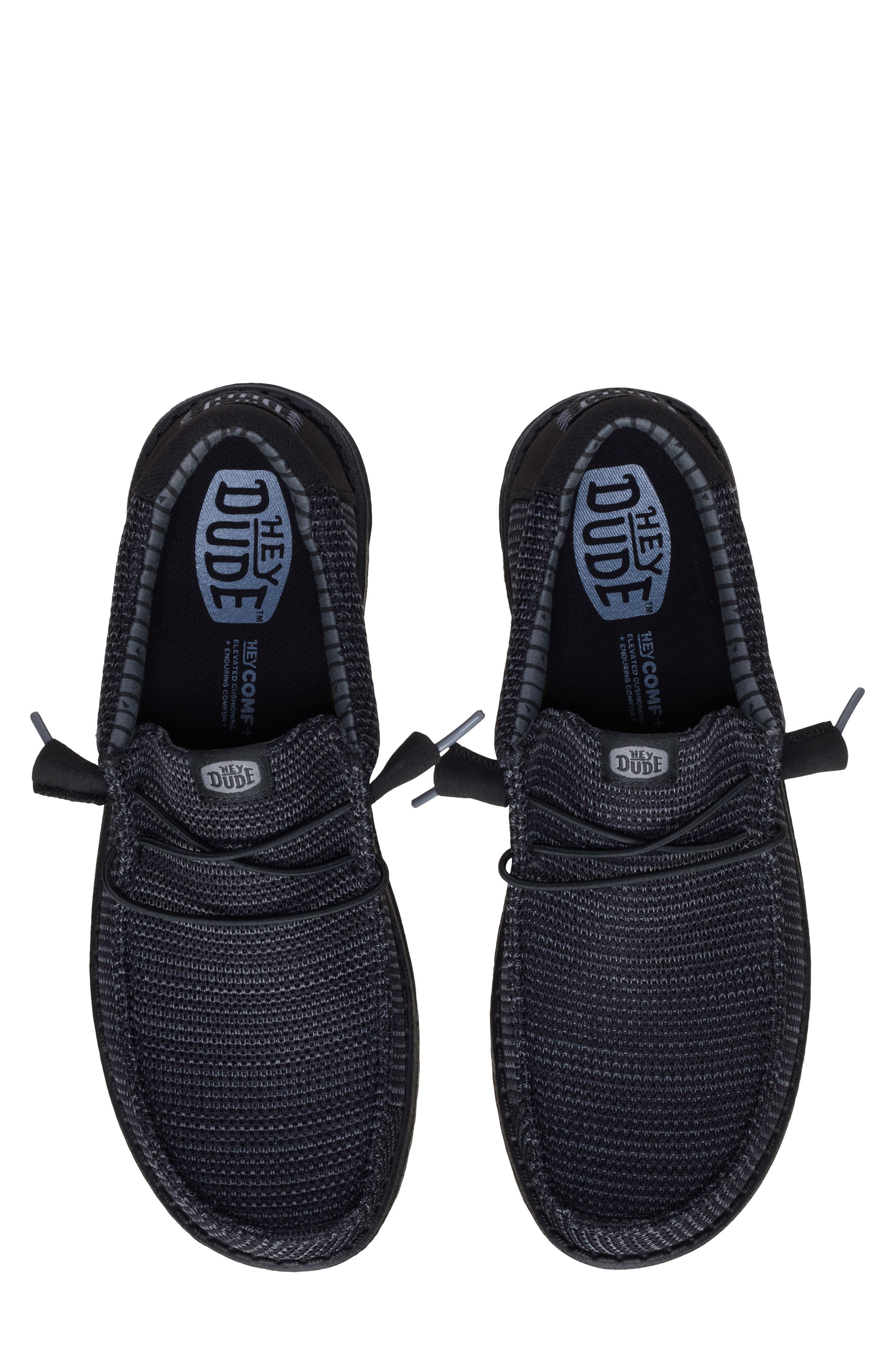 Wally SE Stretch Sox Sneaker, Alternate, color, BLACK/ BLACK